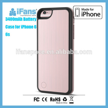 3400mAh Rechargeable External Smart Phone Case Cover for iPhone 6 6S,for iPhone 6 6S Case