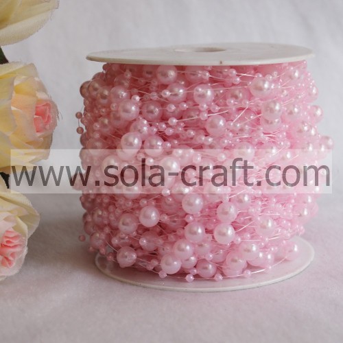 57M Imitation Pearl Beaded Garland by Roll for Wedding Decoration