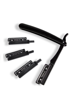 D121barber razor, disposable barber razor, plastic handle barber with replacement blades