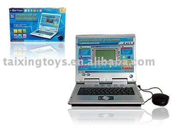 Laptop Toy,Computer Toy,Spainish & English Learning machine,W/Mouse