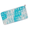 Candy Color Zipper Rubber Silicone Crayer Case / Sac