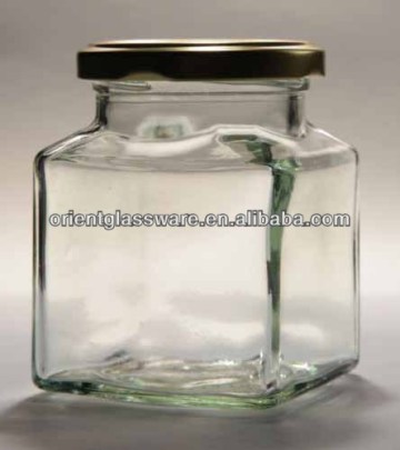 200ml 6oz square glass jam jars,pickle chutney jars