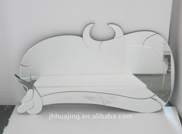 Hinged Vanity Animal Shaped Wall Mirror Mounted