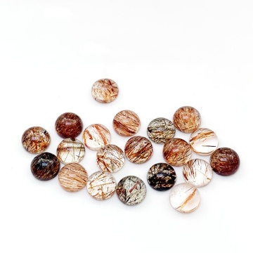 High Quality Natural Black Crystal Super Round Cut