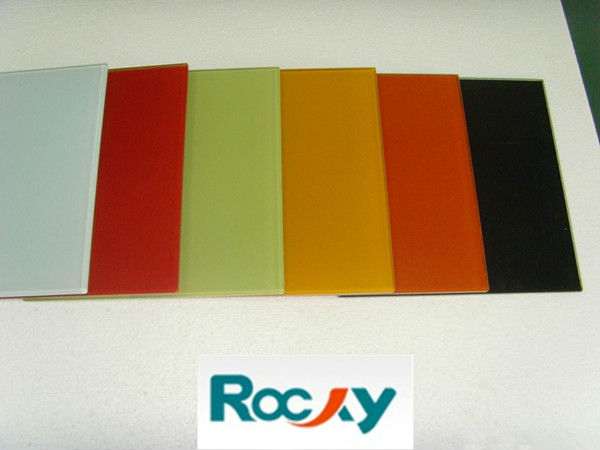 Colored Lacquered Glass with different designs