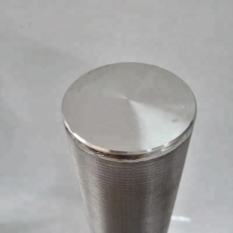SS304 316 316L Folding wave metal sintering felt filter