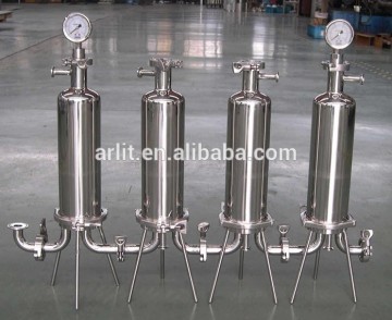 Stainless steel filter housing/sanitary cartridge filter housing for industry