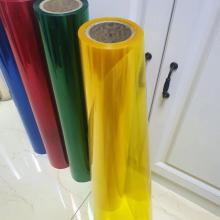 Warna telus PVC filem plastik termo