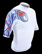 Top quality UV protection lycra swiming and breach customized rash guard vest