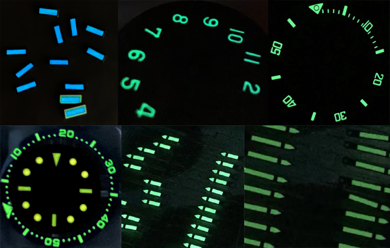 watch hands watch dial with super luminous for oem odm watches