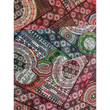 Ethnic Texture Rayon Challis 30S Printing Woven Fabric