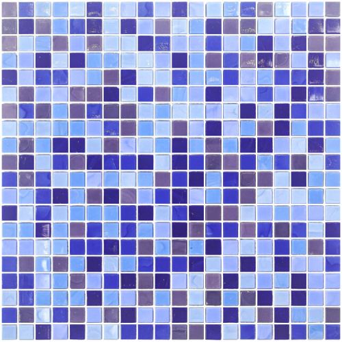 Micro Mosaico azulejos de ducha de pared de vidrio cuadrado