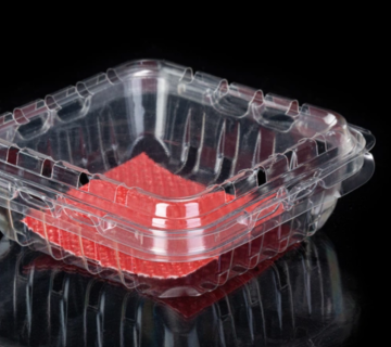 Blister clamshell tray for blueberries