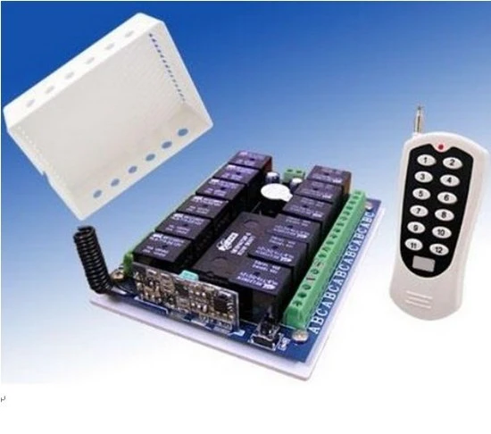 12CH Radio Controller RF Wireless Remote Control Switch