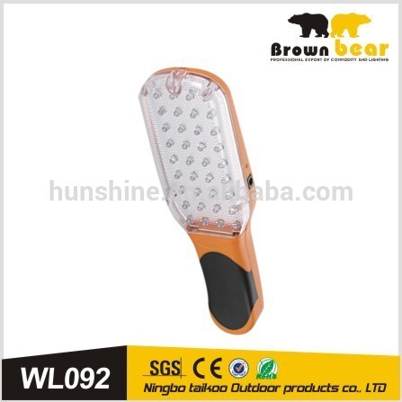 fashionable 27w rechargeable led work light with home charger and car charger, rechargeable work light