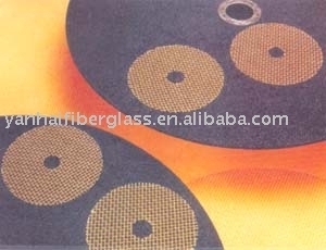 Glass fiber backing pads