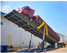 Movable Material Discharge Truck Platform