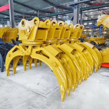 Hydraulic Rotating Scrap Steel Grapple: An Efficient Construction Machinery Attachment for Excavators