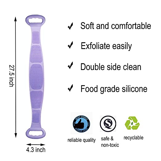 Silicone Back Shower Scrubber