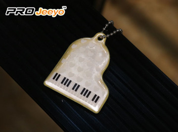 High reflective pvc+sponge keychain