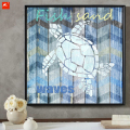 Modern Wall Art Wildlife Tortoise Wood Wall Decor