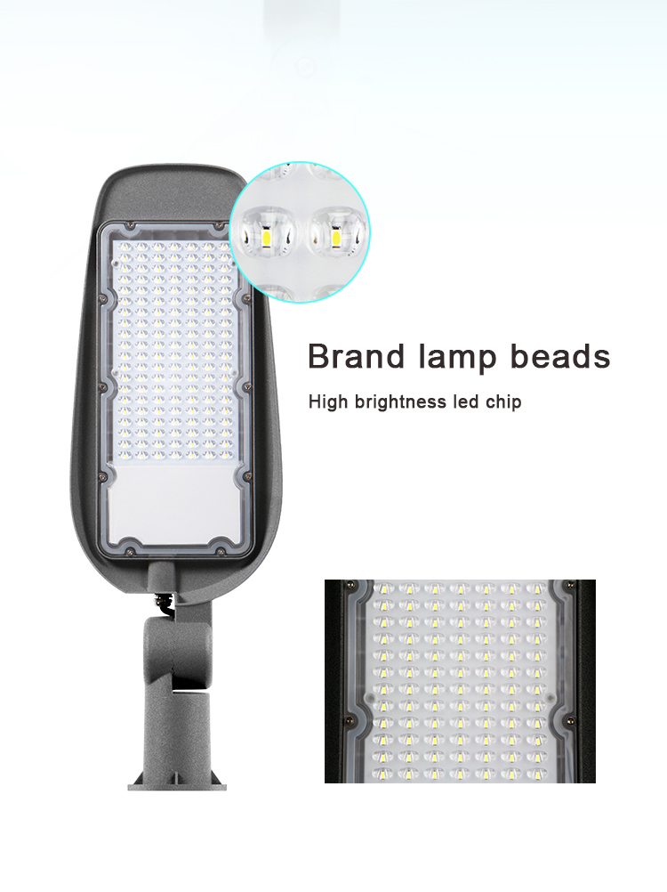 KCD die-casting aluminum high lumen integrated highway lamp 200w ip65 path walkway lights led street light