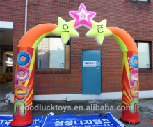 customized Giant inflatable star arch, star archway for sale