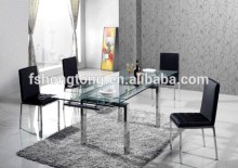 small dining sets/dining set tables/extendable glass dining table