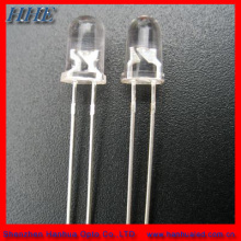 5mm Bullet LED Diode Emitted Color Bluish Cold White RoHS Achieved (HH-5AOCAW502)