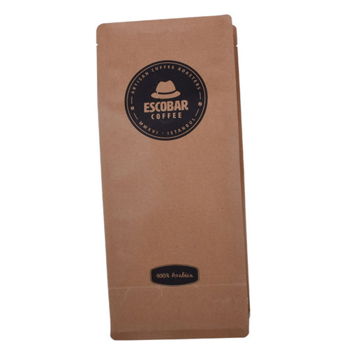 Utmerket kvalitet Barrier Short Run Falt Bottom Pouch Coffee Bags