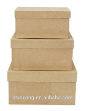 kraft paper stroage box set of 3