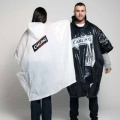 Notfall-Einweg-Regenponcho mit Logo