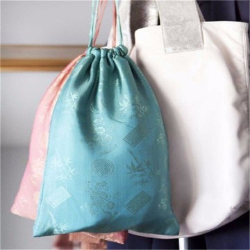 New arrival hot selling silk Jacquard wholesale shoe bag