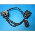 Universal motorcycle mirrors wire harness