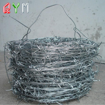 Gauge 12-1/2 Galvanized Barbed Wire 2.5mm Barbed Wire Roll