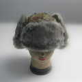 Camouflage Print Fur Russia Hat