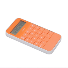 Mobile phone shape calculator with 10 digits display