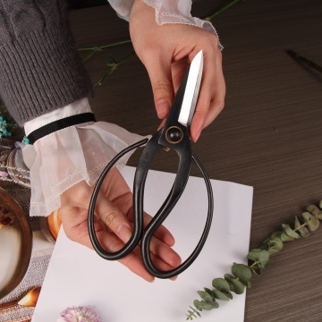 High Quality 45# Steel Black Bonsai Trimming Scissors - Japanese Bonsai Pruning Shears