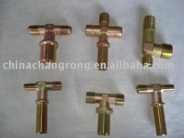 Tee-fitting for rubber hose/ Carbon steel hydraulic fittings/hydraulic tee fitting/Hose fittings