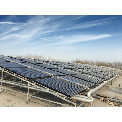 Non-pressurized solar collector for project