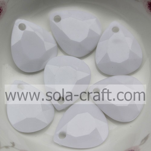 Top Selling Opaque Acrylic Petal Leaf Beads with Drop Hole