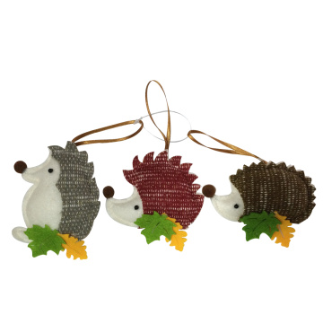 Christmas hedgehog hanging pendant decorations