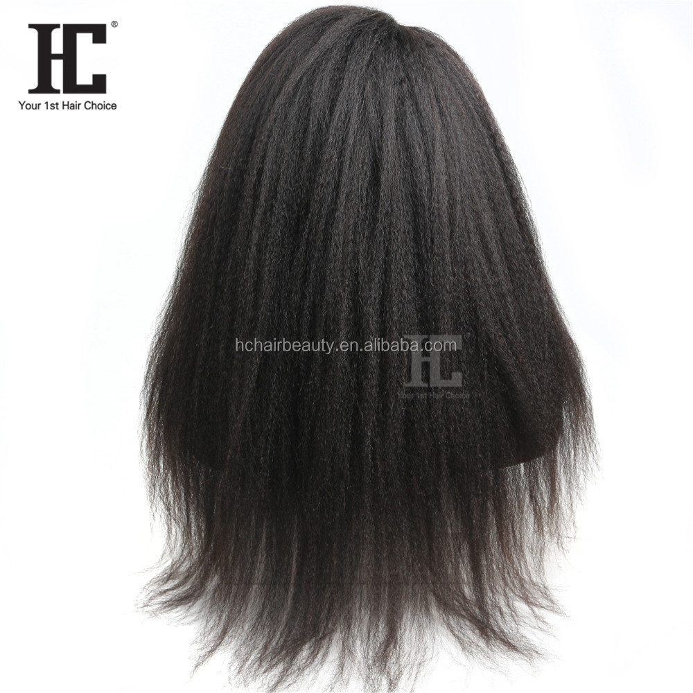 Wholesale Virgin Brazilian Hair Wigs Cuticle Aligned Kinky Straight 360 Lace Frontal Wig Natural Human Hair Wigs For BLack Women