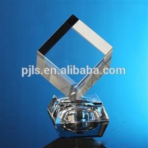 Solid of revolution rotate crystal cubes crystal blocks