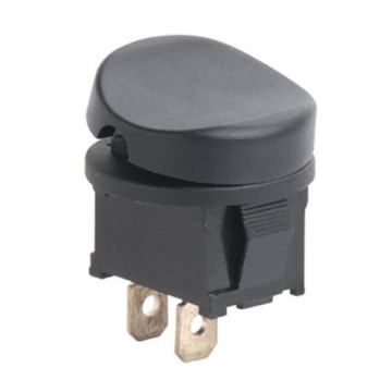 Round rocker switch 2 Terminals