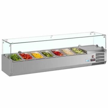 Eco-Friendly Refrigerated Buffet Toppings Rails