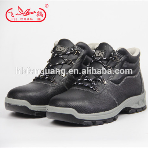 Oil resistance comfy safety shoes with steel toe