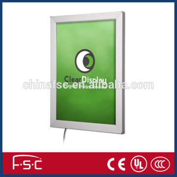 Rectangle led aluminum graphic snap light box
