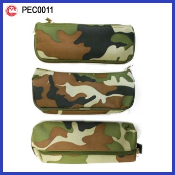 Student Camouflage Nylon Pencil Case