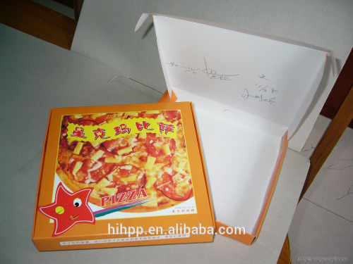 Easy Take Pizza Box Cheap Flip Top Pizza Box OEM Carton Pizza Box